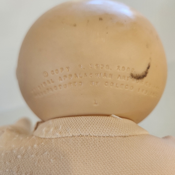 Vintage 1982 Cabbage Patch Kids Baby Doll Kid 14" Bald Head Blue Eyes Mold 1 - Picture 9 of 12